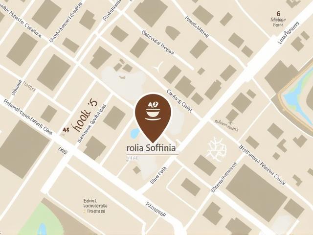 Карта с местоположението на Sofia Coffee House